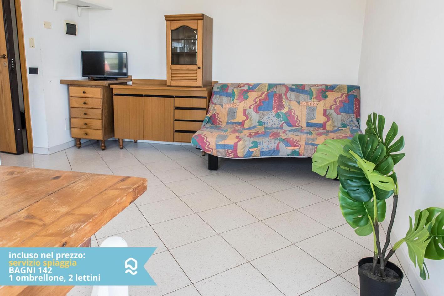 Se003 - Senigallia, Bilocale Sul Mare Con Spiaggia Apartment Luaran gambar